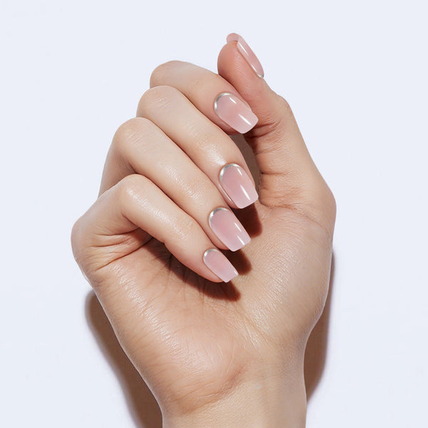Jofay 160Pcs Pink Press On Nails. 5 Styles, Short Square, 16 Sizes